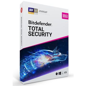 Bitdefender Total Security 2021 - 1 Jaar 10 apparaten - Directe Download