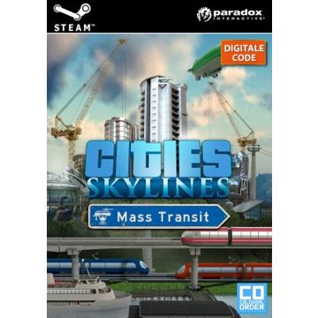 Cities : Skylines Mass Transit DLC PC Steam Code Download